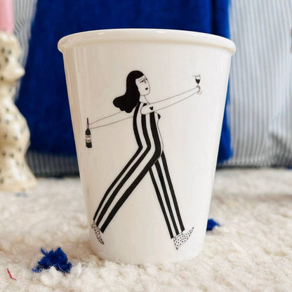 Tasse en Porcelaine « Wine O'Clock » - Helen B
