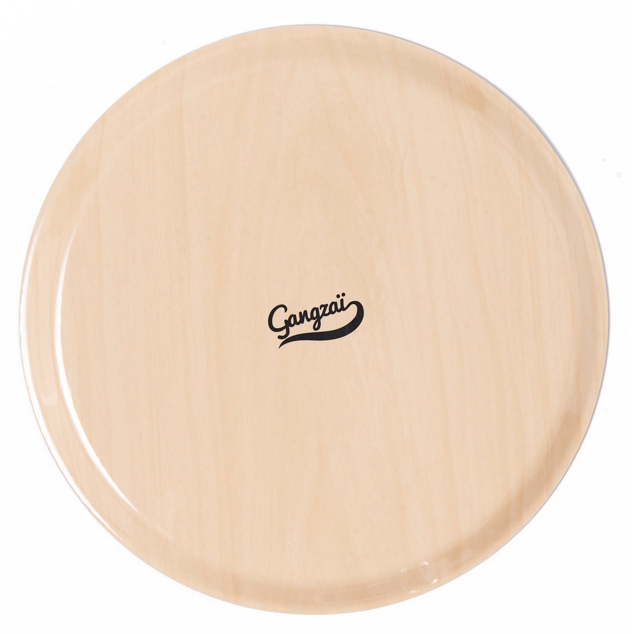 Plateau Rond Laminé Bouleau Kujaku 38 cm - Gangzaï