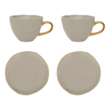 Set de 4 Tasses & Soucoupes Good Morning Espresso - Urban Nature Culture