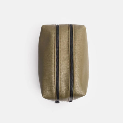Grande trousse de toilette verte