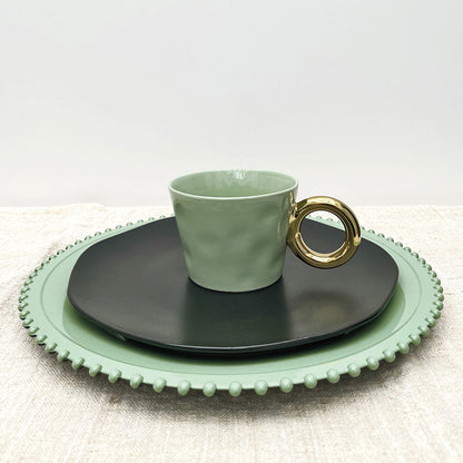 Set de 6 Dessous d'Assiette Perlé D.33 cm - Opjet