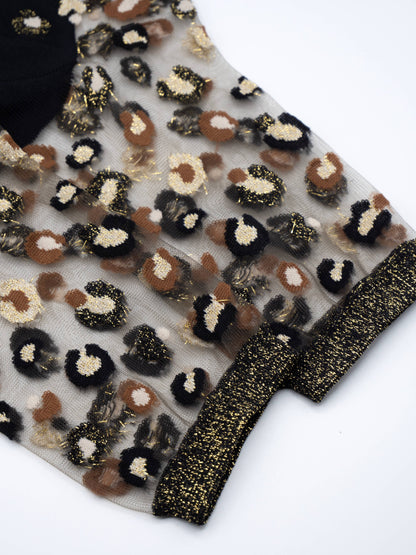 Chaussettes Transparentes Léopard 36/38 - Atelier St Eustache