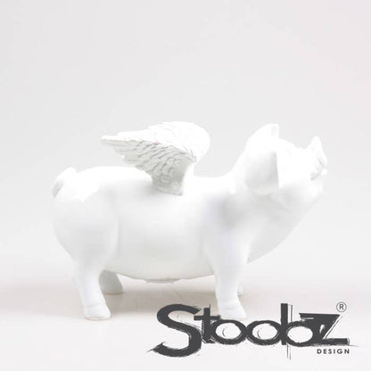 TIRELIRE COCHON AILÉ STOOBZ 14X25X15 CM | TIRELIRE |