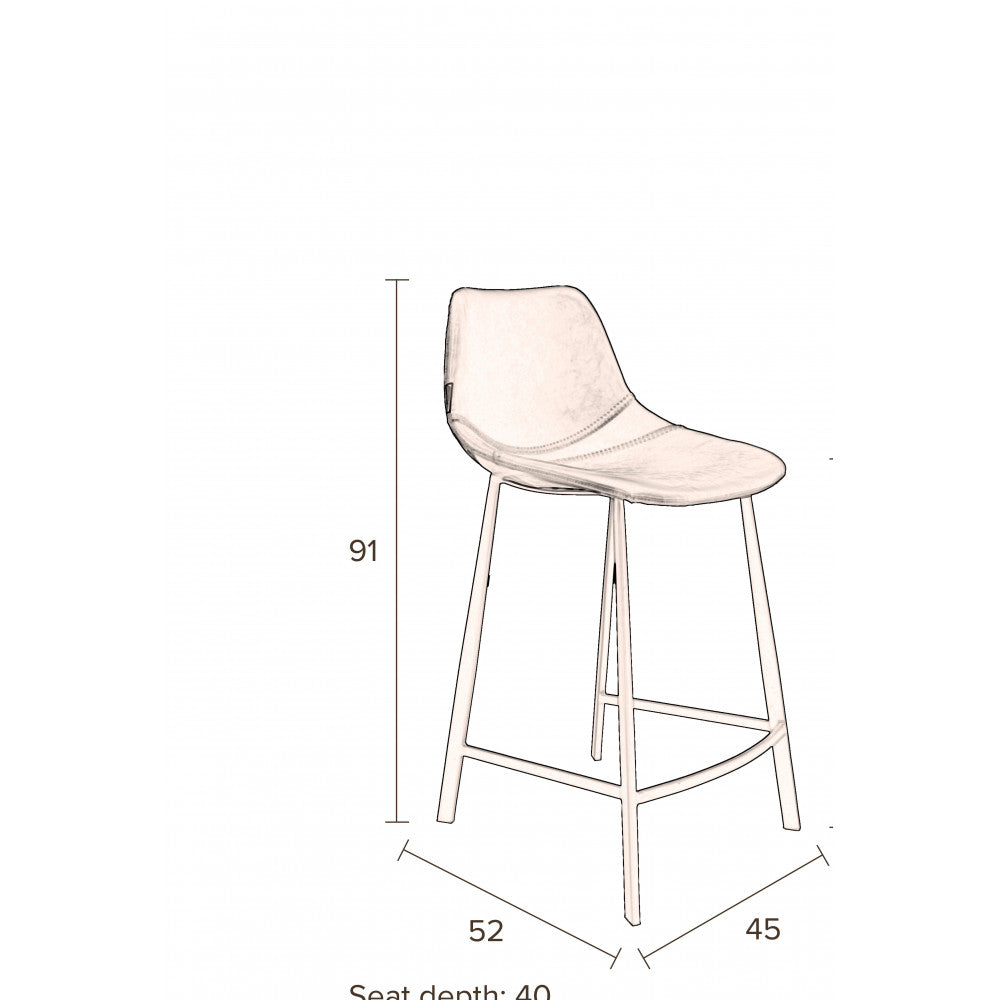 Tabouret de Bar Franky (x2) - DutchBone