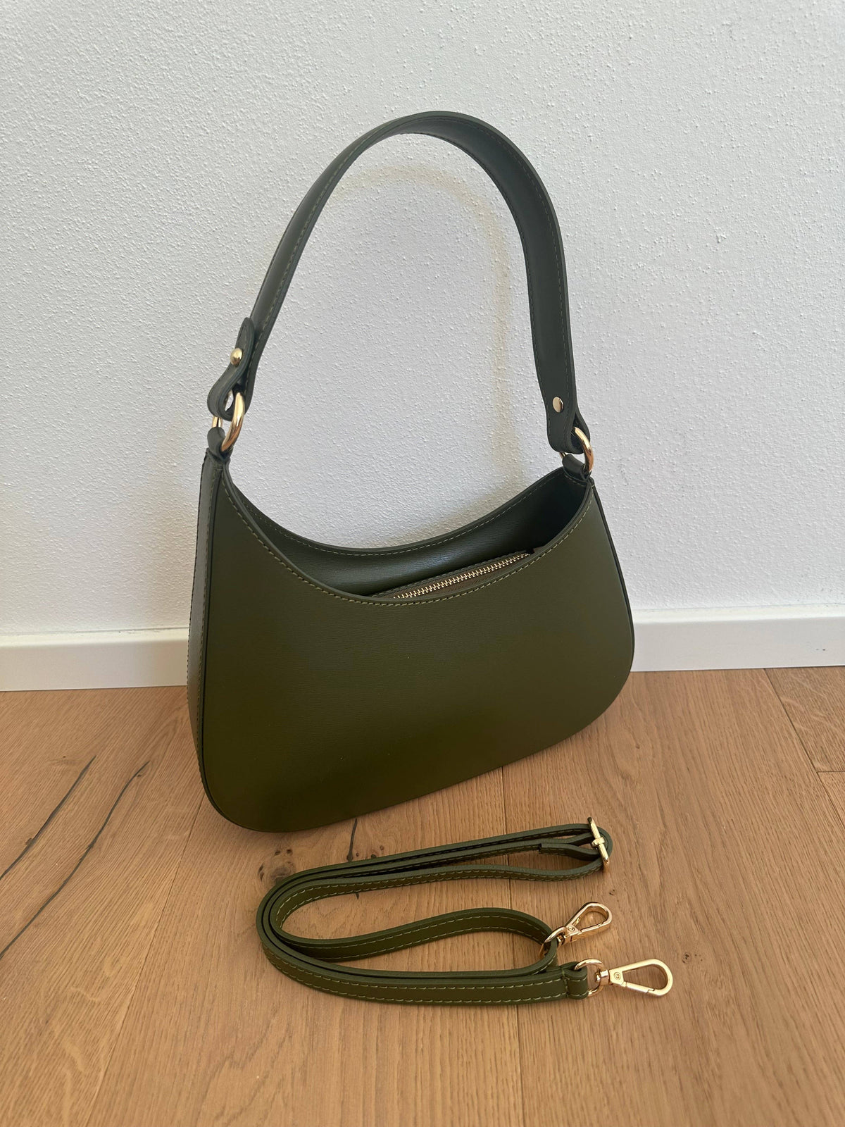 MARGARET - Sac à épaule en cuir véritable