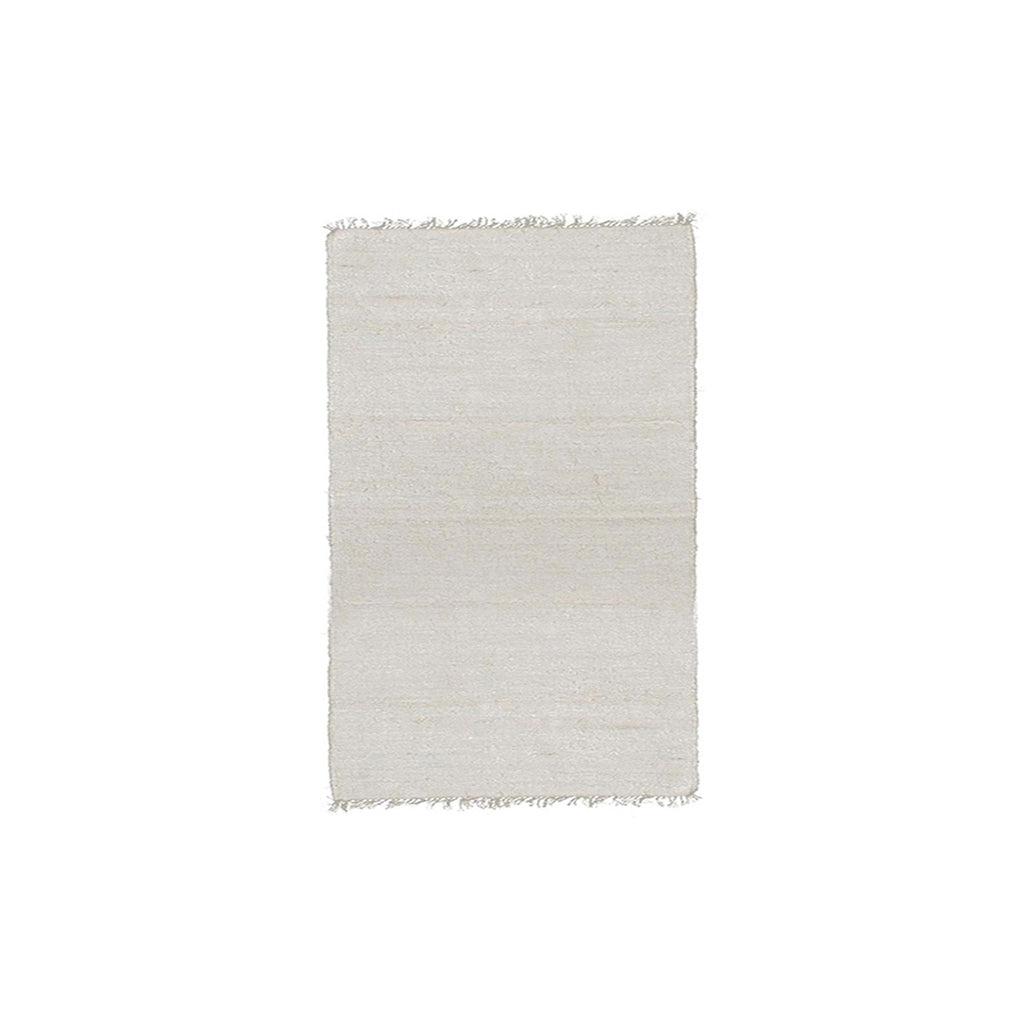 Tapis à Frange en Coton Projet Écru 70x140 cm - Opjet