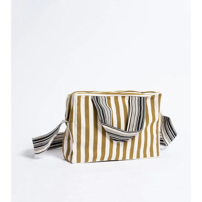 Sac Petite Escapade Canisse Bronze en Coton - Les Toiles du Soleil
