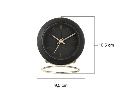 Réveil Alarme Globe D.9,5 cm - Present Time
