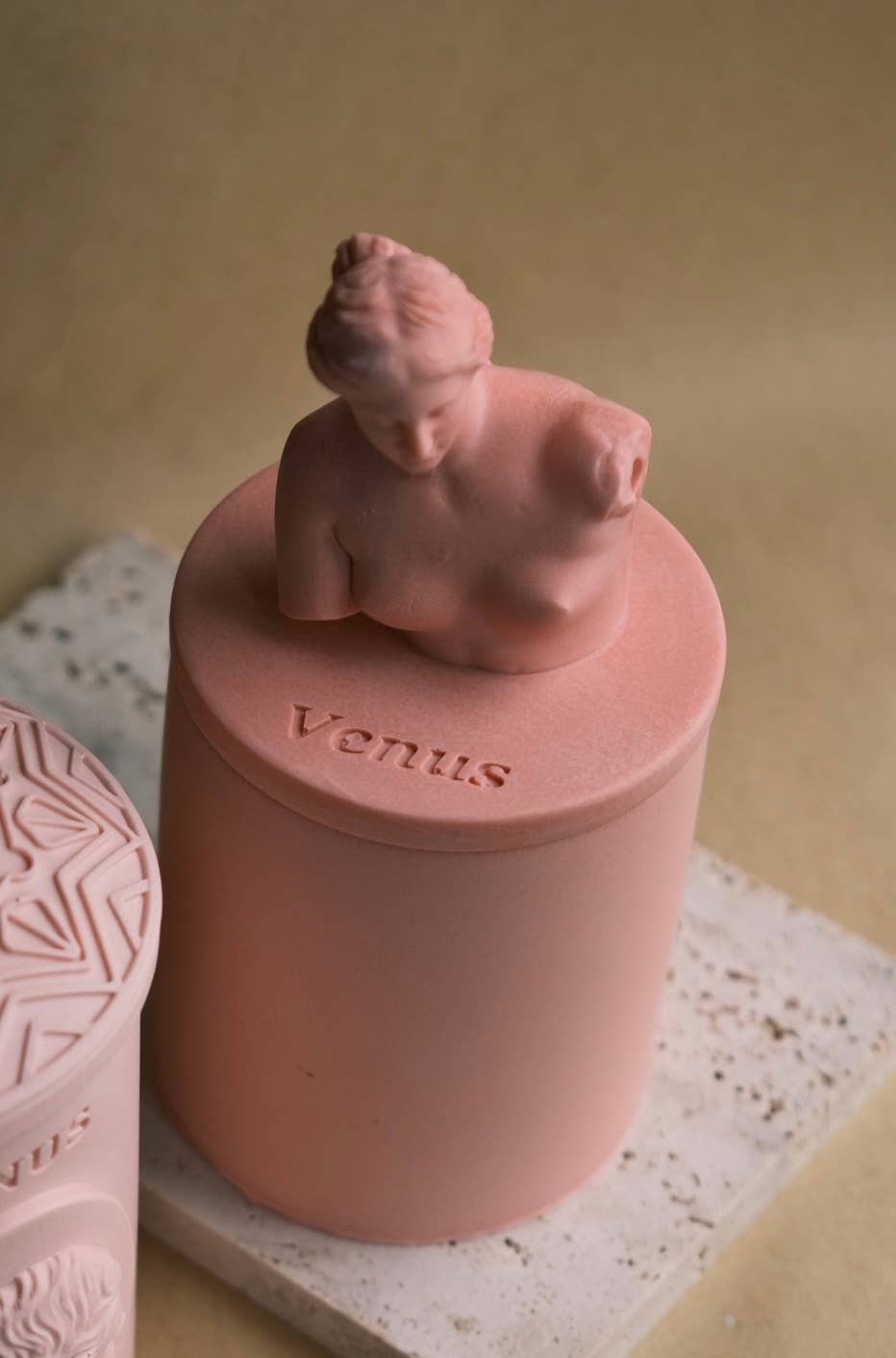 Bougie en bocal parfumée - Venus sculpture 