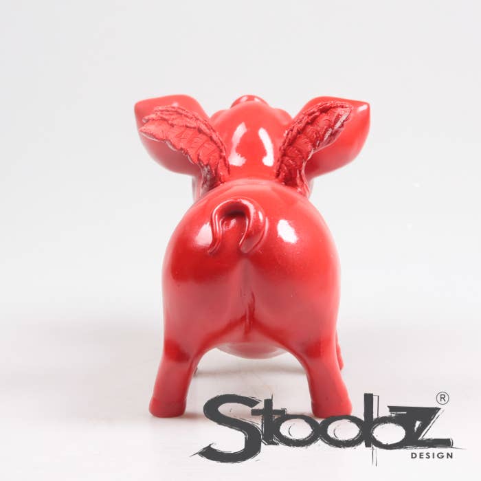 TIRELIRE COCHON AILÉ STOOBZ 14X25X15 CM | TIRELIRE |