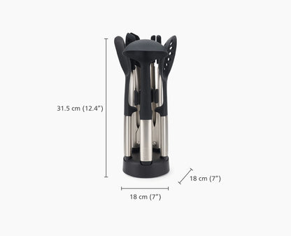 Ensemble de 5 ustensiles avec socle compact - Joseph Joseph