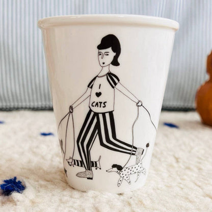 Tasse en Porcelaine « I Love Cats » - Helen B