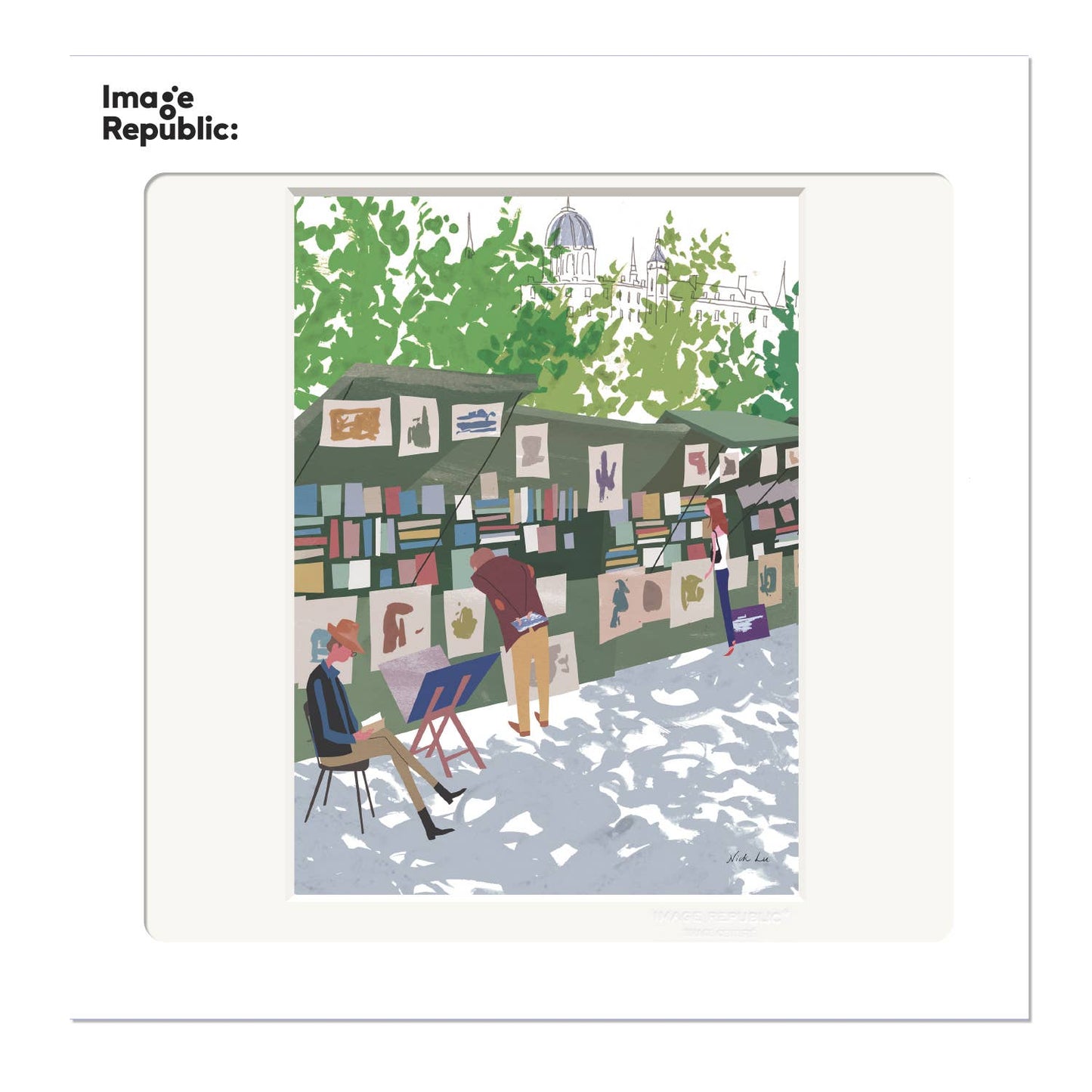 22x22 cm WLPP PARIS BOUQUINISTES