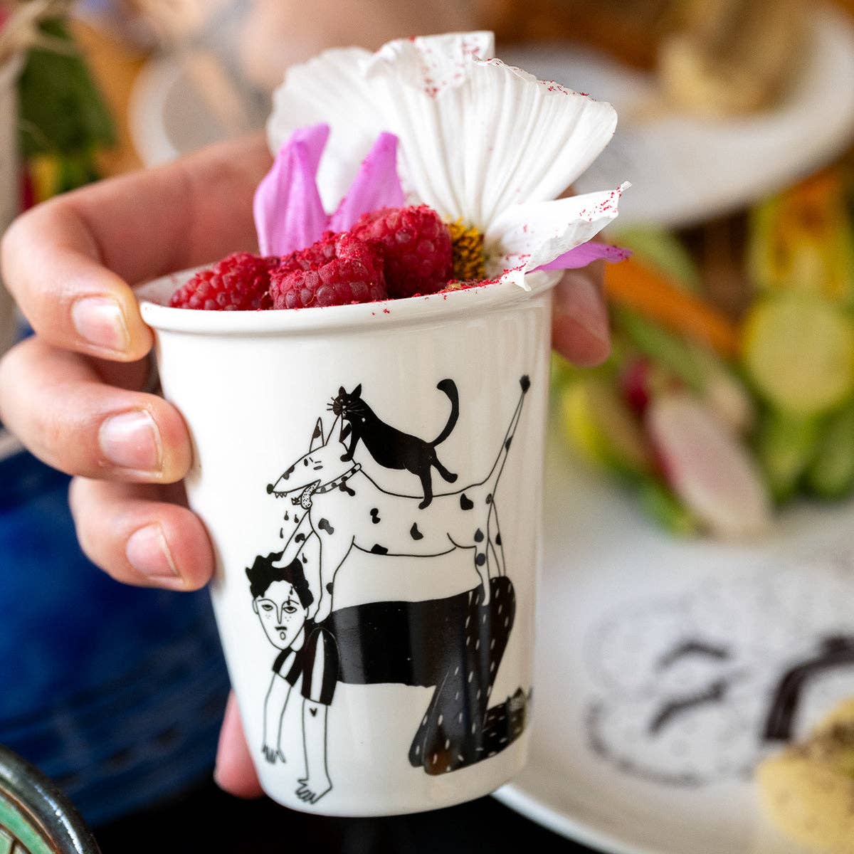 Tasse en Porcelaine "Tour des Amis" - Helen B