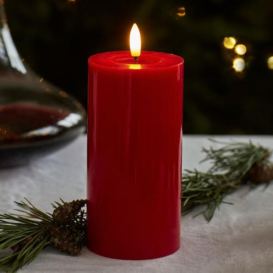 Bougie LED en Cire Pillier - Sirius