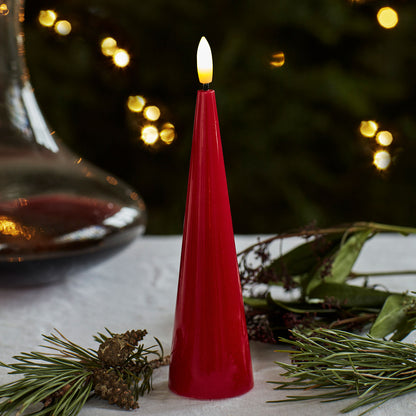 Bougie LED en Cire Conique - Sirius