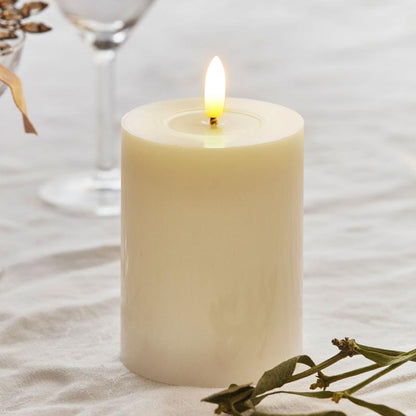 Bougie LED en Cire Pillier - Sirius