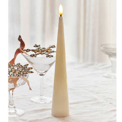 Bougie LED en Cire Conique - Sirius