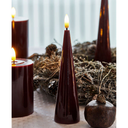 Bougie LED en Cire Conique - Sirius