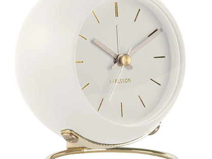 Réveil Alarme Globe D.9,5 cm - Present Time