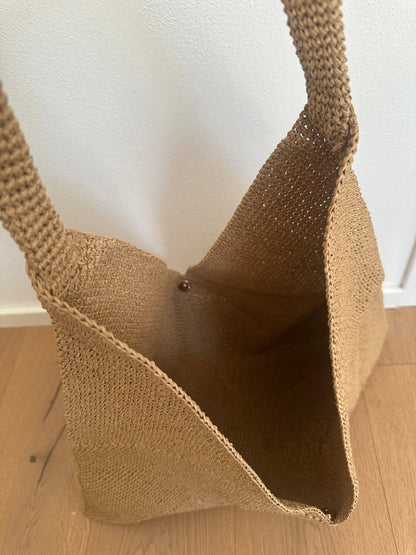 Tote-Bag en Raphia Marina, Fabrication Artisanale Italienne