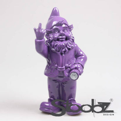 GNOME FUCK YOU SOLAIRE VIOLET 14X16X31 CM