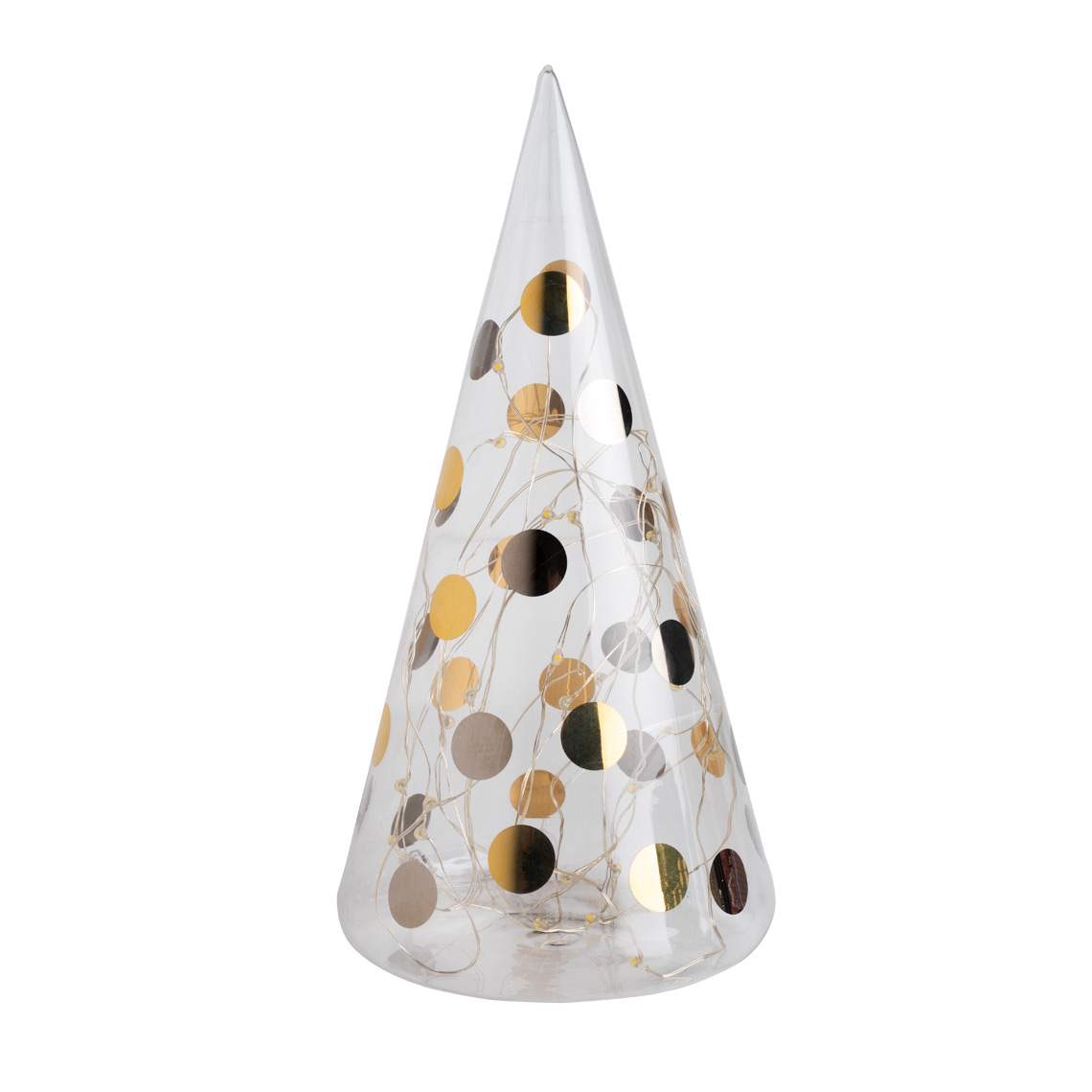 Sapin Lumineux LED en Verre H.22 / H.30 cm - Räder