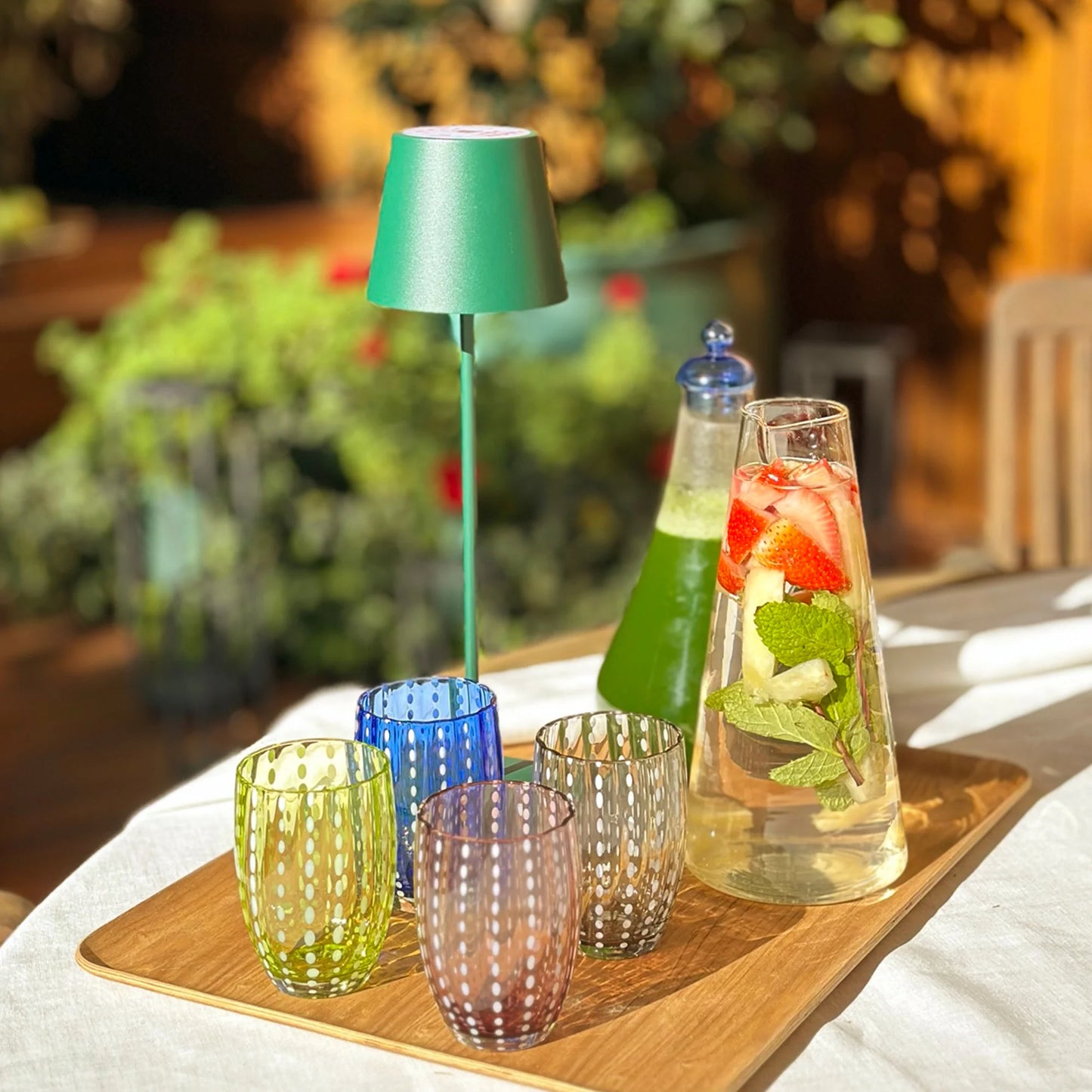 Set de 6 Gobelets en Verre Motif Perle - Zafferano