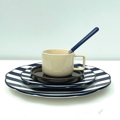 Set de 4 Assiettes à Dessert en Porcelaine Trattoria - Opjet