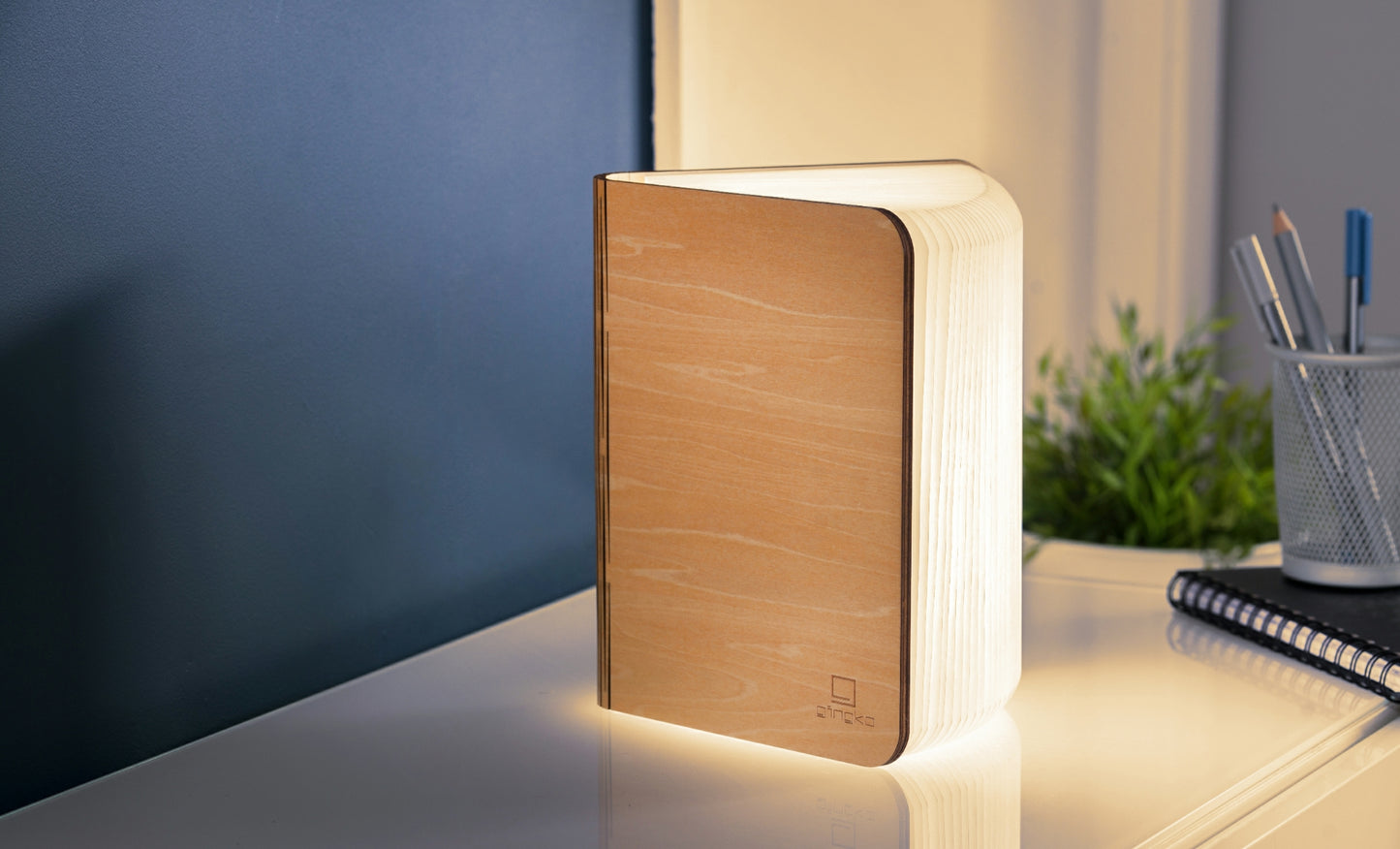 Lampe Livre 360° LED en Bois - Gingko