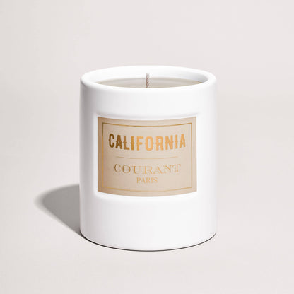 Bougie Parfumée California 230g, Bergamote & Ylang-Ylang - Courant Paris