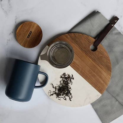 Mug Tisanière en Grès et Filtre en Inox 475 ml - Ogo Living
