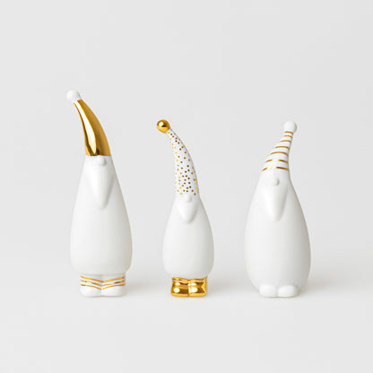 Set de 3 Mini "Père Noël" en Porcelaine - Räder