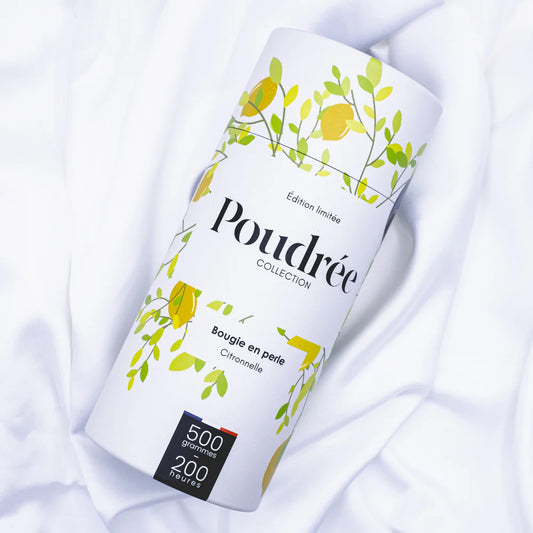 Bougie en Perle Parfumée Citronelle - Poudrée Paris