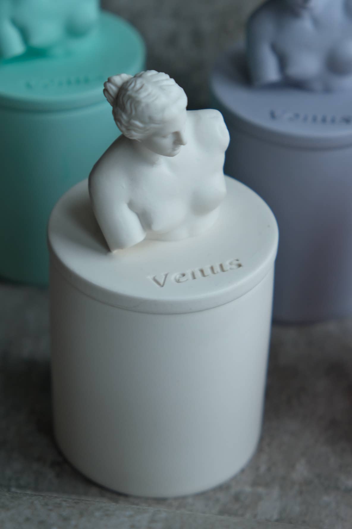 Bougie en bocal parfumée - Venus sculpture 