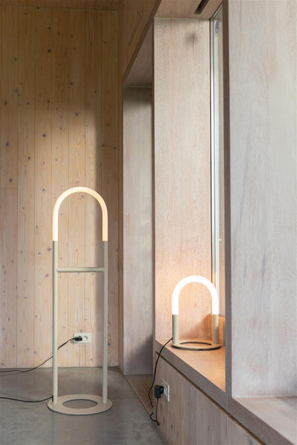 Lampadaire Arch Beige 3 Intensités Lumineuses - Zuiver