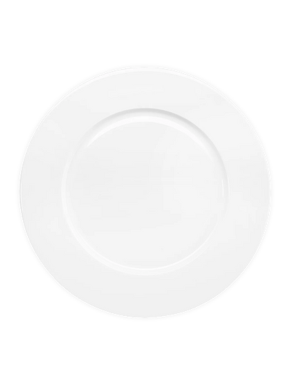 Assiette Plate en Porcelaine Fine "À table" D.24 : D.28 cm - Asa