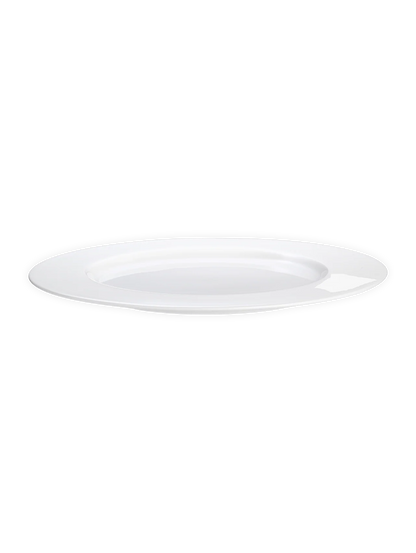 Assiette Plate en Porcelaine Fine "À table" D.24 : D.28 cm - Asa