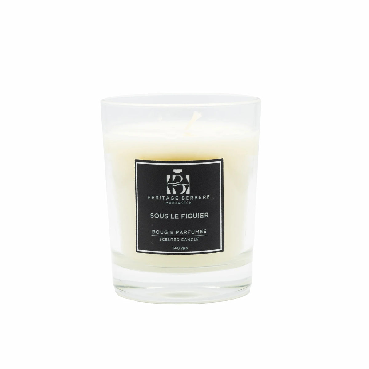 Bougie Parfumée Figue Fruitée 140g - Héritage Berbère