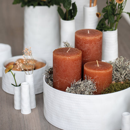 Bol en Céramique Gaufrée Poèsie Blanc D.25 cm - Räder