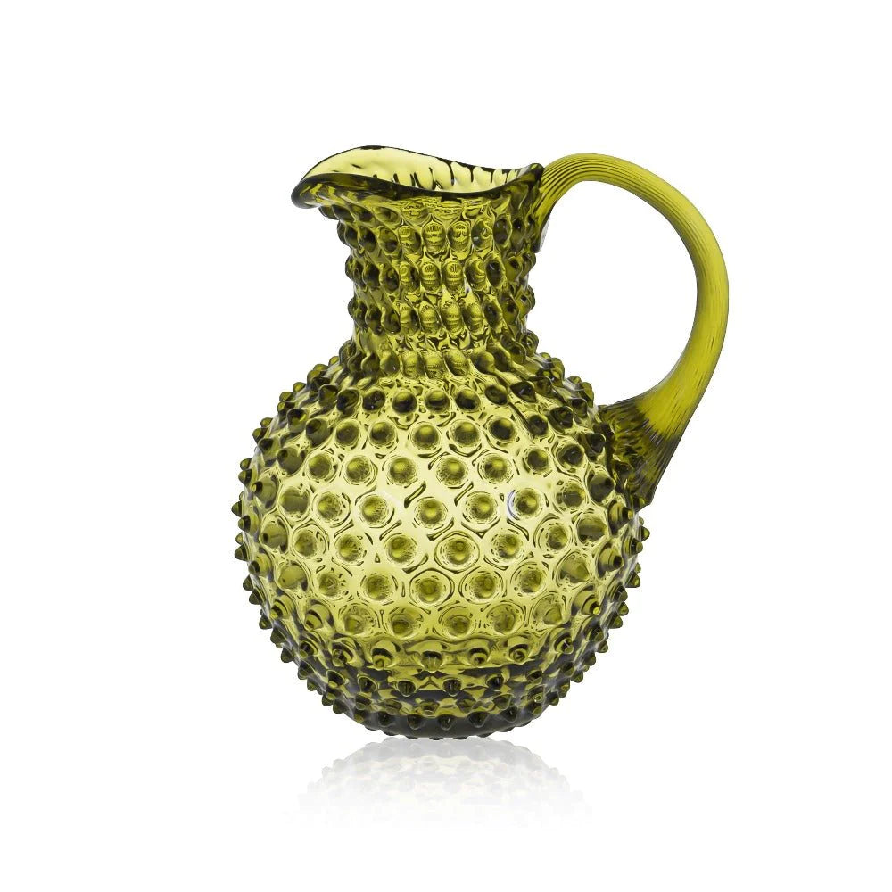 Carafe à Picots Ananas en Cristal Vert Bonsaï - Markhbein