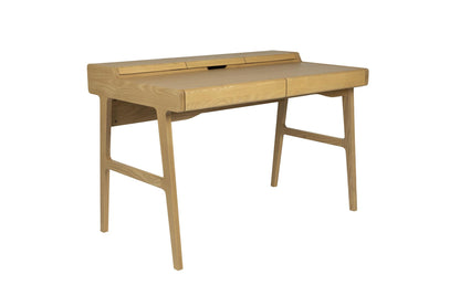 Bureau en Bois d'Hévéa 5 Compartiments - Zuiver