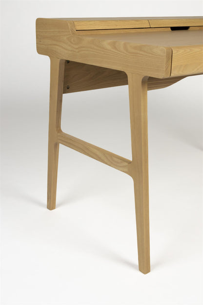 Bureau en Bois d'Hévéa 5 Compartiments - Zuiver
