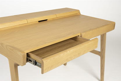 Bureau en Bois d'Hévéa 5 Compartiments - Zuiver