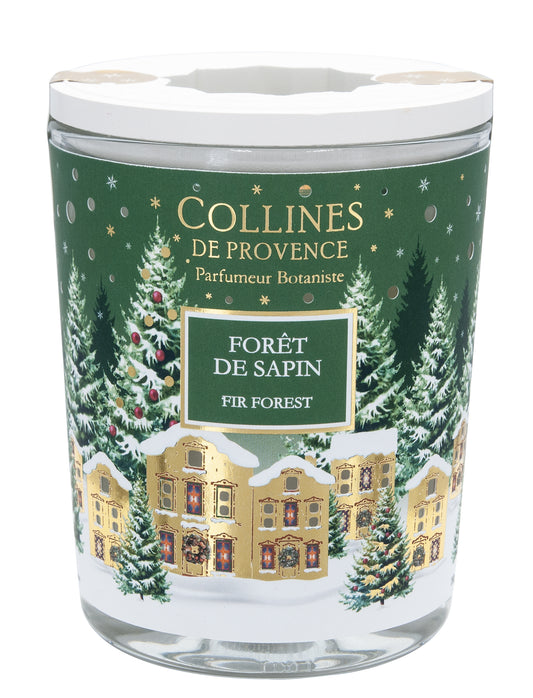 Bougie Parfumée 180g Forêt de Sapin - Collines de Provence