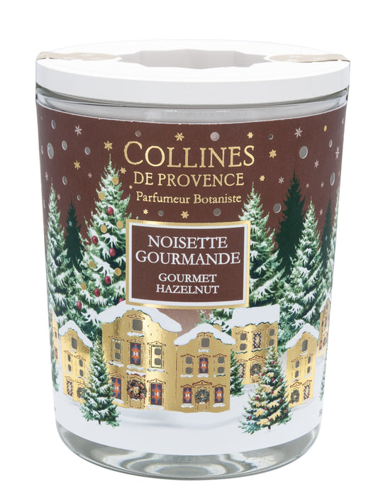 Bougie Parfumée 180g Noisette Gourmande - Collines de Provence