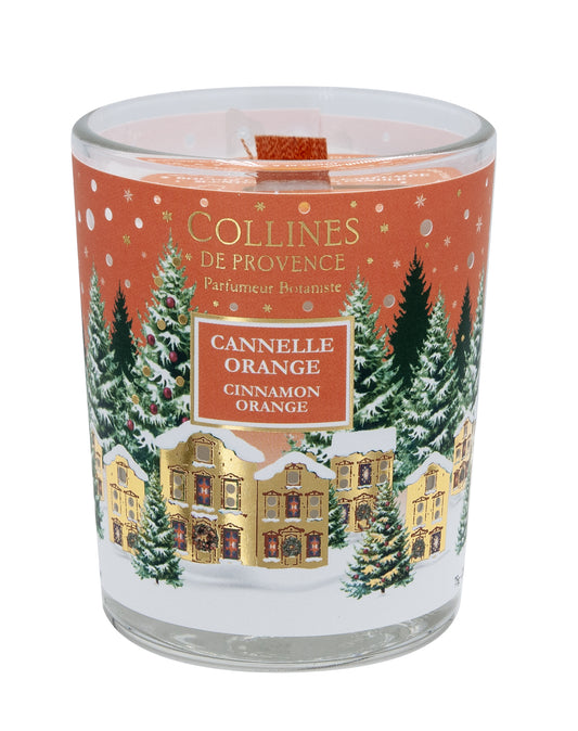 Bougie Parfumée 75g Canelle-Orange - Collines de Provence