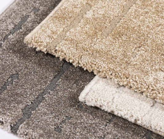 Tapis Linéo Écru 160x230 cm - Idaho Éditions