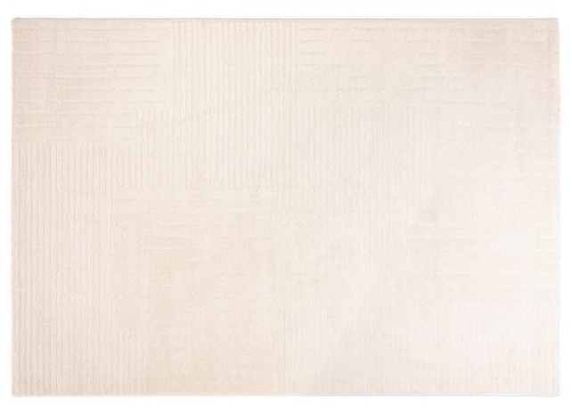 Tapis Linéo Écru/Taupe 160x230 cm - Idaho Éditions