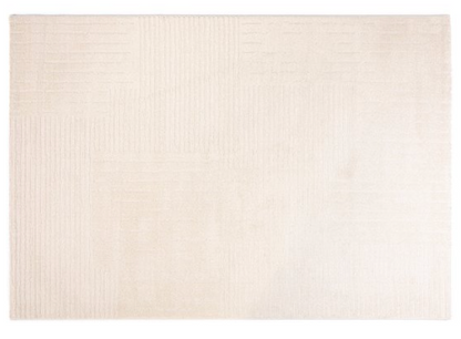 Tapis Linéo Écru/Taupe 160x230 cm - Idaho Éditions